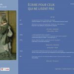 Journée d’étude « Écrire pour ceux qui ne lisent pas »: Besançon, mercredi 6 juin 2018